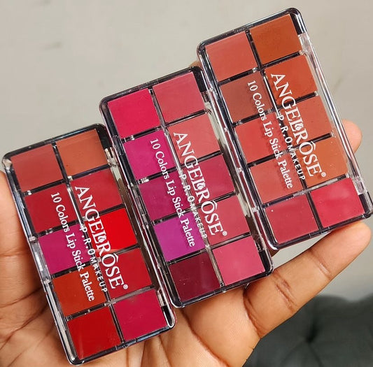 💄 ANGELROSE 2-Piece Lipstick Palette Bundle – 20 Rich, Creamy Shades