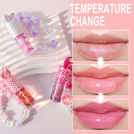 3 colors phone Charm lipgloss set