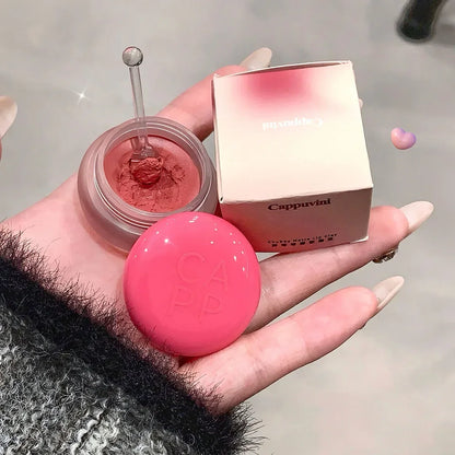 Canned Lip Mud Lipstick Velvet Matte Solid Lip Gloss Cheek Tint Lips Makeup Korean Cosmetic