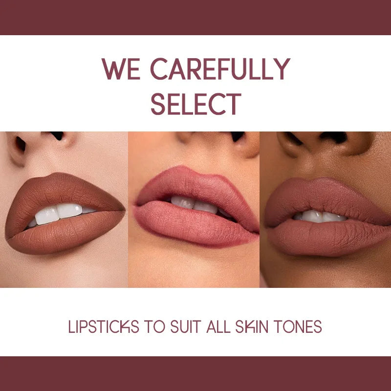USHAS 2 in 1 Color Lip Liner + LIPSTICK Set