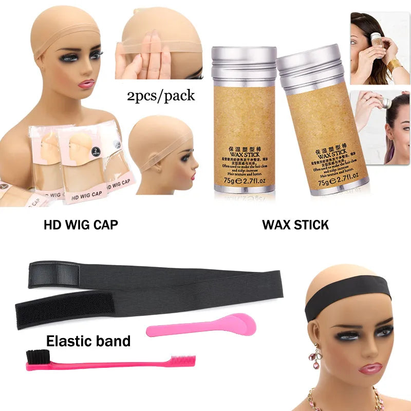 12-in-1 Lace Wig Kit Bundle – Multiple Shades (Lace Tint Spray + Essentials